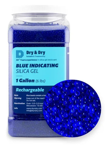 Miniatura 12 de Dry & Dry [1.63 kg] Cuentas de gel de sílice indicadoras de primera calidad de color naranja (estándar de la industria 3-5 mm) - Cuentas de gel