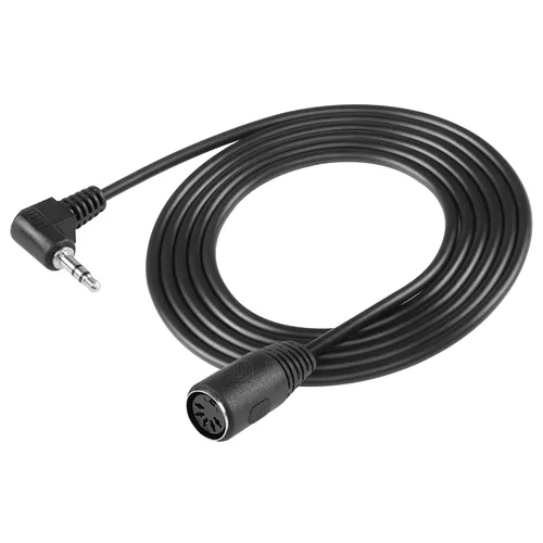 SinLoon Cable DIN hembra de 5 pines, DIN de 5 pines a 90 grados 0.138 in (1/8 pulgadas), cable de audio estéreo TRS macho para sistema B & O de