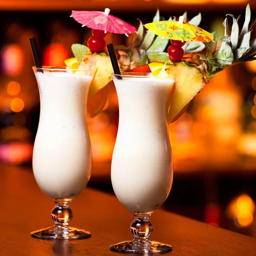 Miniatura 4 de Lallisa 24 vasos de plástico para huracanes de 15 onzas, resistentes a las roturas, de plástico transparente, de piña colada, vasos de cóctel