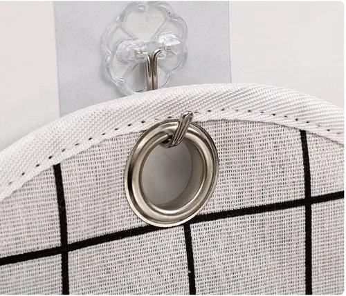 Miniatura 9 de Casa Bolsa colgante multifuncional Colgador de tela para dormitorio universitario Organizador Misceláneo Bolsa colgante de pared para baño Bolsa
