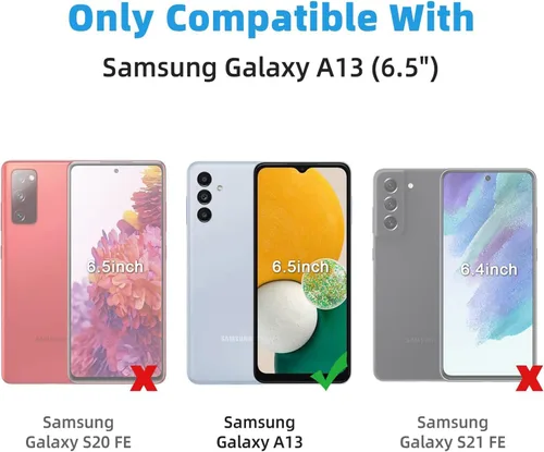 Miniatura 2 de Paquete de 3 protectores de pantalla compatibles con Samsung Galaxy A13 5G/4G de 6.5 pulgadas, película de hidrogel de TPU suave transparente HD