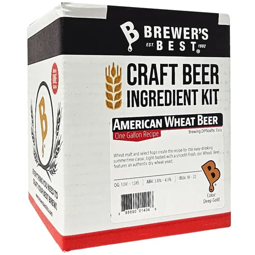Miniatura 2 de Brewer's Best Kit de ingredientes de cerveza casera de un galón (cerveza de trigo americana)