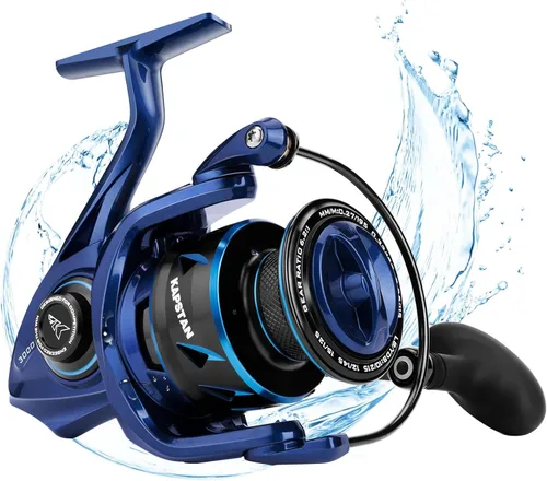 KastKing Kapstan Elite Saltwater Spinning Fishing Reel, Up to 55LBs Max Drag, IPX6 Waterproof & Corrosion-Resistant Bearing System - Ideal Fishing