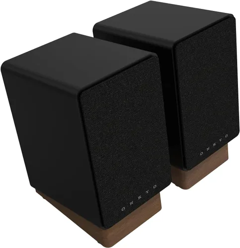 Onkyo Creator Series GX-30ARC Altavoces Amplificados, Negro - Woofer de 4", USB/C, Línea/Phono, Puertos Ópticos y Conectividad de Audio Bluetooth 5.3