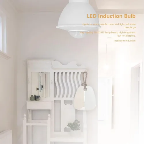 Miniatura 7 de 2 bombillas LED GU10, sensor de movimiento LED infrarrojo inducción humana bombilla de repuesto luz cálida 3000 K 5 W 500LM CA para techo pasillo