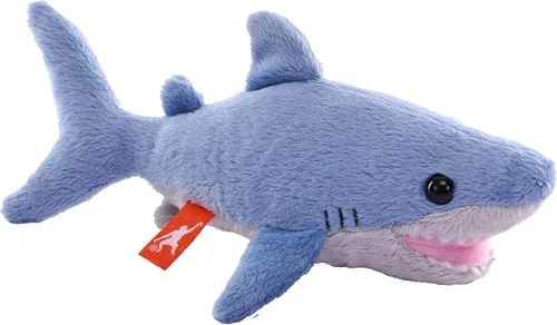 Wild Republic Pocketkins - Tiburón ecológico, animal de peluche, 5 pulgadas, hecho de materiales reciclados, respetuoso con el medio ambiente