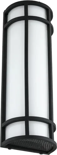 Miniatura 10 de Sunlite 81434 - Lámpara LED estilo misión de 12 pulgadas, aplique de pared de medio cilindro, seleccionable 3 CCT 3000K-5000K, 15 vatios, 800