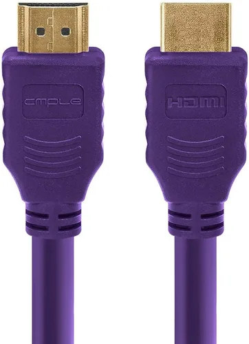 Miniatura 11 de Cmple - Cable HDMI de alta velocidad HDTV Ultra-HD (UHD) 3D, 4K @60Hz, 18Gbps 28AWG HDMI Cable de retorno de audio de 15 pies, negro