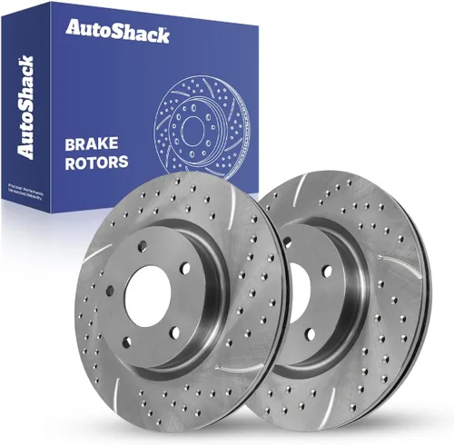 Miniatura 11 de AutoShack 11.65" (296 mm) Rotores de Freno Ventilados Delanteros Recubiertos de Repuesto para 2007-2013 Nissan Altima Juego de 2 Piezas ArmorStop