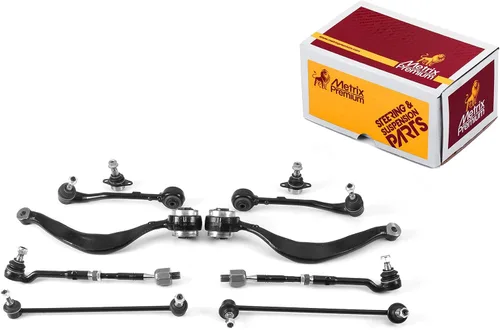 Miniatura 77 de Metrix Premium Chassis Parts - Kit de suspensión delantera de 10 piezas para BMW X5 2007-2013, BMW X6 2008-2014, reemplazo, fabricado en Europa