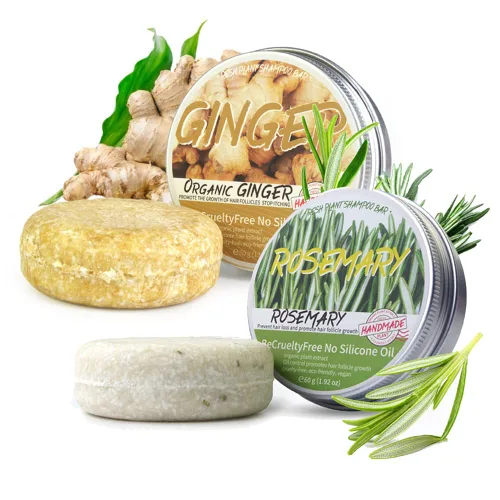 Barra de champú natural y orgánico para el crecimiento del cabello, limpieza profunda y cuero cabelludo, jabón de champú anti pérdida de cabello,