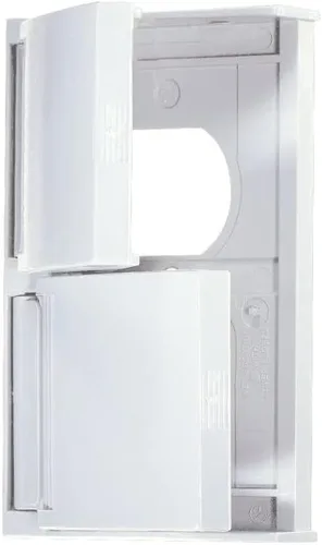 Placa Oulet de cubierta a presión de diseño de RV, resistente a la intemperie, eléctrica de CA Blanco