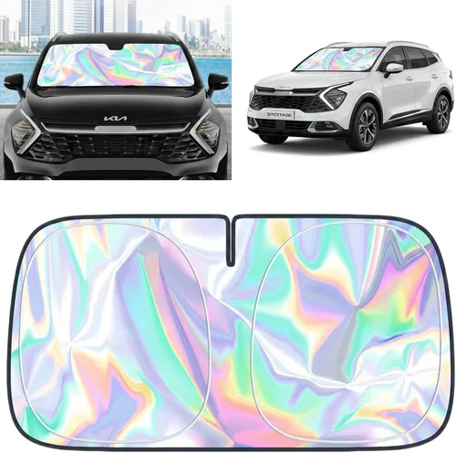 Miniatura 20 de Parasol para parabrisas Honda HR-V 2023-2025 – Cubierta plegable para parabrisas para accesorios HRV Protege el coche de los rayos solares
