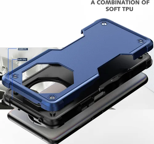 Miniatura 4 de Compatible con Honor X9, a prueba de golpes, híbrida resistente a los golpes, funda híbrida para parachoques híbrida de cuerpo completo, resistente