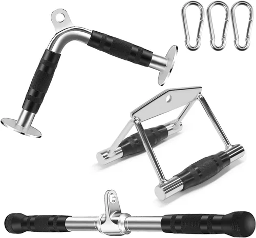 Miniatura 9 de Accesorio para Máquina de Cable, Accesorios de Jalón LAT, Accesorios de Gimnasio en Casa, Accesorio de Jalón para Tríceps