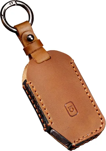 Miniatura 10 de ontto Keyless Entry - Funda inteligente para llave remota para Kia Ceed, Cerato, Forte, Seltos, Sorento, Soul, funda de cuero para llaves color negro