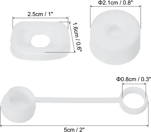 Miniatura 2 de PATIKIL Tapón de silicona para popote 2.0 de 40 onzas/30 onzas, juego de 9 accesorios para vasos que incluye 3 tapas para pajilla, 3 tapones