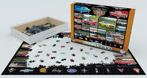 Miniatura 3 de EuroGraphics 1960's Cruisin' Classics Jigsaw Puzzle (1000 piezas)