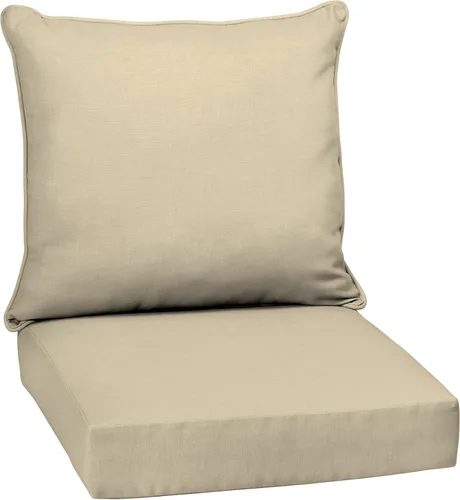 Miniatura 60 de Arden Outdoor Deep Seat Cushion Set, 24 x 24 pulgadas, Cojín para patio resistente al clima, a la lluvia y a la decoloración para silla, sofá y sofá