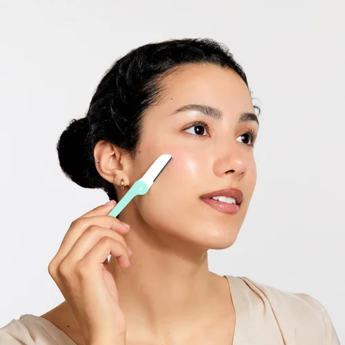 Miniatura 6 de Contours Rx Cuchillas dérmicas herramienta de retoque de acero inoxidable que elimina el vello facial peludo, línea de bikini, brazos, nudillos