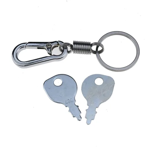 2 llaves de encendido AM30700 M40718 430 con llavero para John Deere 110 112 120 140 210 212 316 317 318 111 116 Cub Cadet 725-0201 925-0201