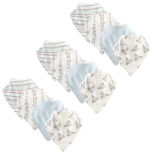 Miniatura 11 de Touched by Nature Baberos unisex de algodón orgánico para bebé, zorro, talla única