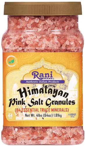 Miniatura 11 de Rani Himalayan Pink Salt Granules 5 in 1 Flavors (Mint, Smokey Garlic, Italian, Pepper, Peri Peri) PET Jar ~ All Natural Vegan Gluten Friendly