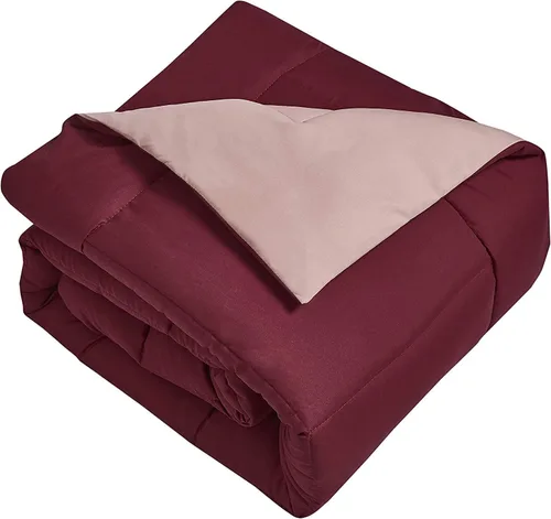 Miniatura 19 de Blue Ridge Home Fashions - Edredón sintético de microfibra para todas las estaciones, relleno de poliéster hipoalergénico, gemelo Chocolate/Khahi