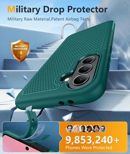 Miniatura 384 de FNTCASE Funda para iPhone 17 Pro: Fundas delgadas translúcidas de color azul claro compatibles con MagSafe, protección completa de la cámara