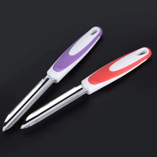 Miniatura 3 de Fruta Pimienta Corer Suministros de Cocina de Acero Inoxidable Removedor de Núcleo 2 Piezas Naranja + 25x3cm / 9.8x1.2in
