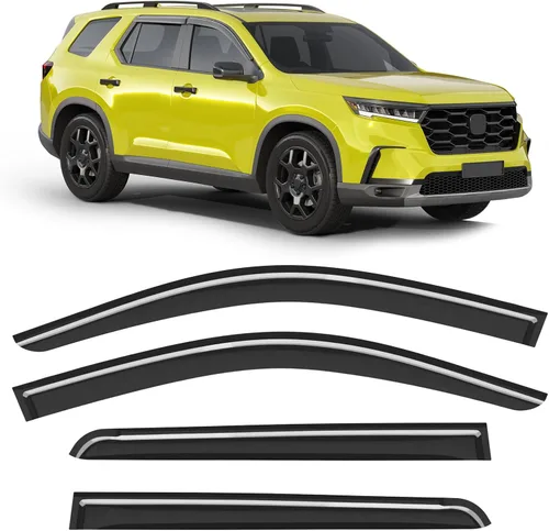 Miniatura 13 de Extra-Thick Window Rain Guard for 2004-2014 Ford F150 Extended Cab/SuperCab Rain Guards Tape-on Side Truck Window Visors Low Profile Vent Visor