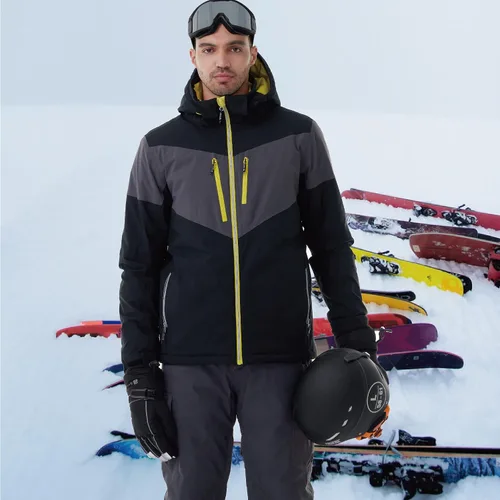 Miniatura 6 de CNTRITON Chaqueta de snowboard para hombre, abrigo de esquí de nieve, invierno, cálido, impermeable, aislado, parka de snowboard