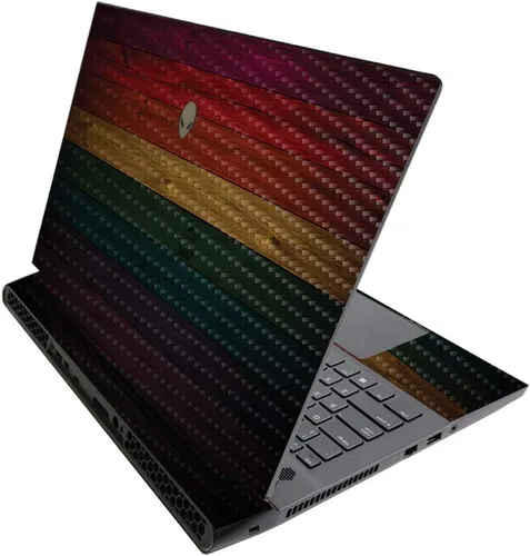 Miniatura 320 de MightySkins - Skin brillante con purpurina para Alienware M17 R3 (2020) y M17 R4 (2021) - Diversión de los años 90 Acabado duradero con purpurina