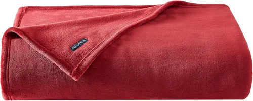 Miniatura 12 de Nautica - Manta tamaño King, forro polar de felpa ultrasuave para cama o sofá, ropa de cama de peso medio para comodidad durante todas