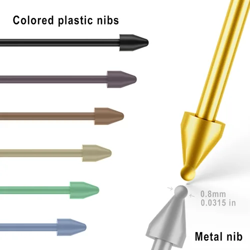 Miniatura 2 de Puntas de plástico de colores de repuesto para Samsung Galaxy Tab S10/S9/S8/S7/S6 Series S Pen, teléfono móvil S26/S25/S24/S23/S22 Ultra S Pen