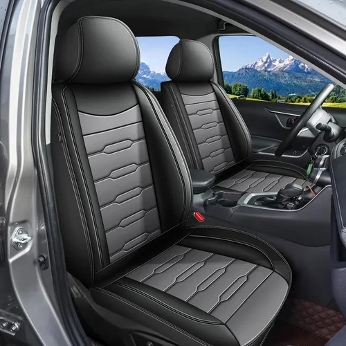 Miniatura 21 de AOMSAZTO Fundas de asiento de automóvil de ajuste personalizado para Cadillac ATS 2013-2018, fundas de cojín de vehículo, protectores de asiento