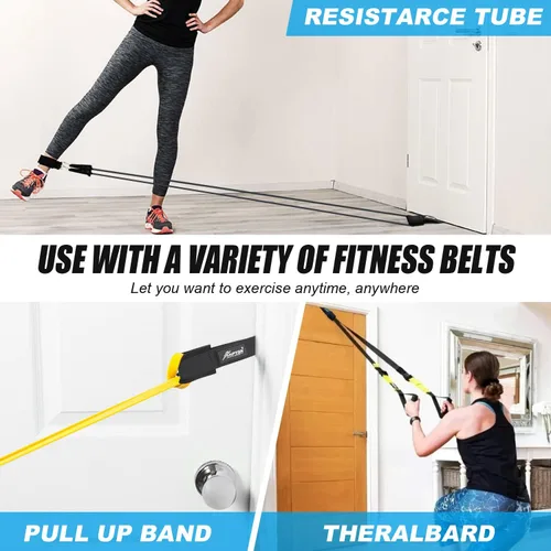 Miniatura 3 de HPYGN Anclaje de Puerta para Bandas de Resistencia, Accesorio de Ejercicio de Entrenamiento en Casa-Gimnasio para Correa de Yoga, Terapia Física