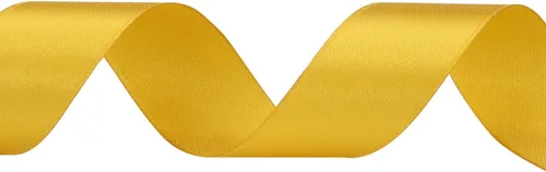 Miniatura 2 de Cinta de satén dorada de 1 pulgada de 50 yardas para envolver regalos, bodas, manualidades, Navidad, Pascua, flores, cabello, decoraciones de Dorado