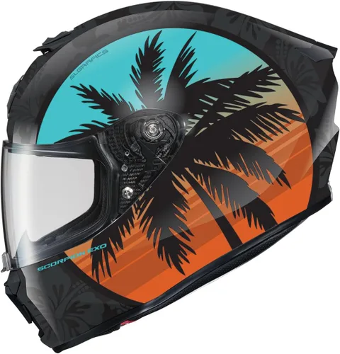 Miniatura 18 de ScorpionEXO R330 - Casco de motocicleta de cara completa con Pinlock Ready Shield Bluetooth con bolsillos para altavoces DOT ECE aprobado Bendr