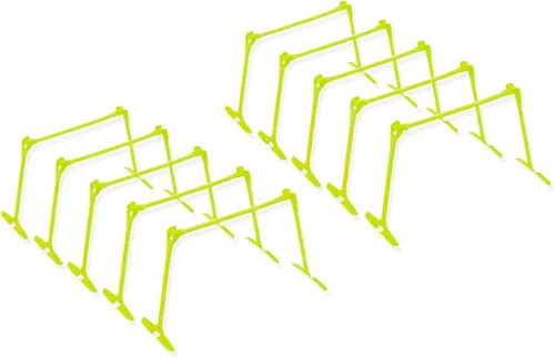 YXXSDP Estragos de agilidad de velocidad ligera para entrenamiento, juego de obstáculos de entrenamiento de obstáculos ajustable portátil para