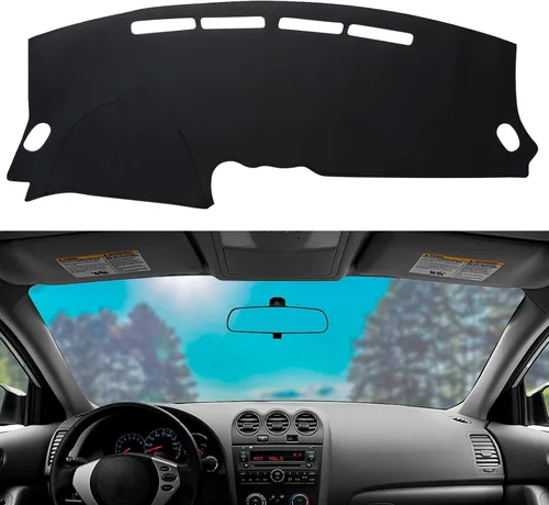 Miniatura 13 de Funda de cuero para salpicadero, protección solar compatible con Chevy Tahoe Suburban Denali Avalanche GMC Yukon/XL, Chevy Silverado Sierra 07-14