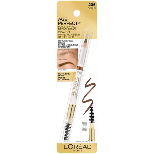 Miniatura 2 de L'Oréal Paris Age Perfect - Lupa para cejas con vitamina E, color castaño rojizo