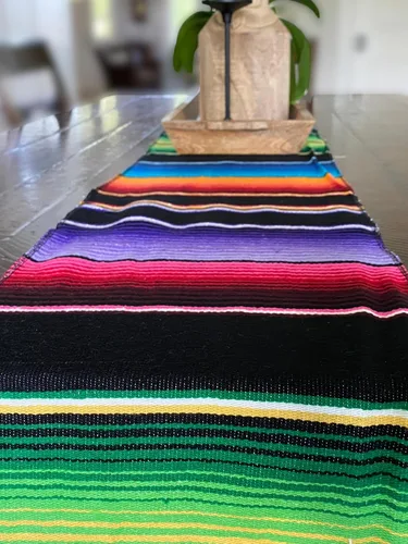 Miniatura 3 de Camino de mesa de serape tejido