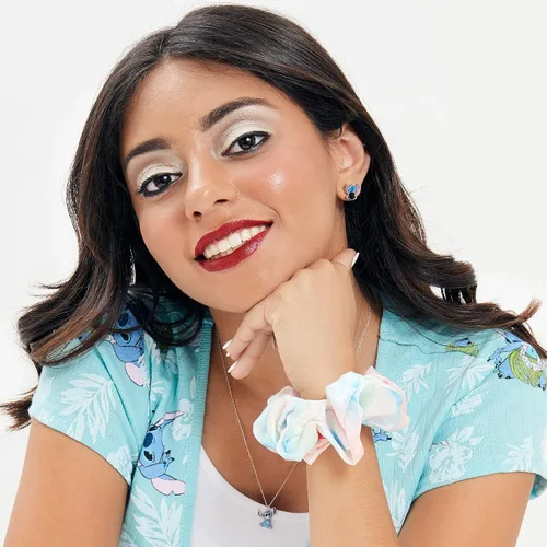Miniatura 2 de Disney Lilo and Stitch - Juego de aretes de moda, 3 pares, aretes de tuerca, Metal, Circonia cúbica
