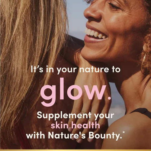 Miniatura 4 de Nature's Bounty Suplemento de vitamina C y ácido hialurónico, apoya la piel brillante, la función inmunológica y la producción de colágeno, 120