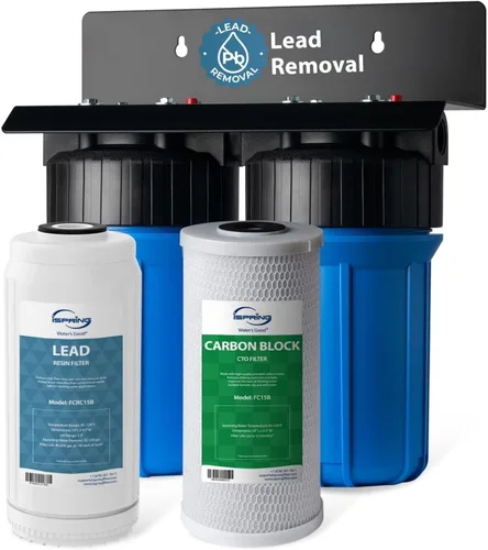 Miniatura 9 de iSpring FP15B Filtro de sedimentos para sistemas de filtración de agua para toda la casa, polipropileno de alta capacidad de 5 micrones premium, 4.5