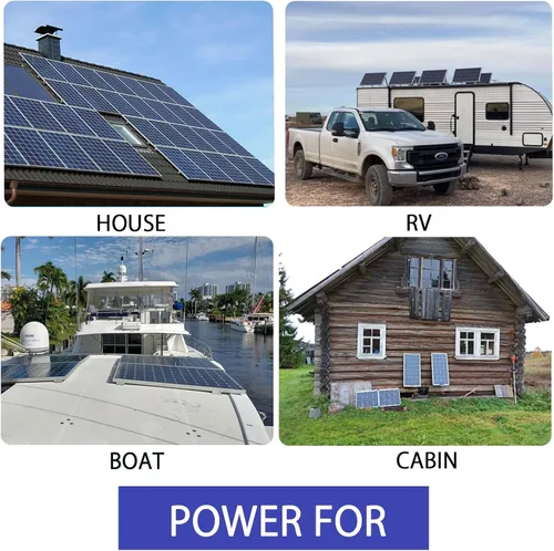 Miniatura 6 de Kit de panel solar de 200 W, 12 voltios/24 voltios, 2 módulos monocristalinos de 100 W, controlador de carga de 20 A para RV, barcos, remolques