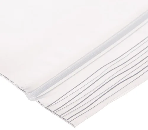 Miniatura 158 de Aviditi Poly Bolsa con cierre hermético blanco, Transparente, 1000 Claro