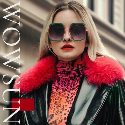 Miniatura 6 de WOWSUN Oversized Big Fashion Sunglasses for Women Irregular Large Shades UV Protection
