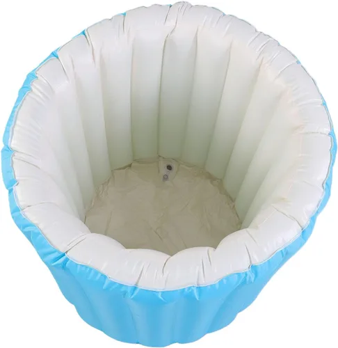 Miniatura 8 de AUNMAS Portable Bath Tub for Adults, Inflatable Bathtub with Air Pump Blow Up Cold Plunge Tub for Ice Bathing Outdoor